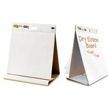 Post-it Super Sticky Table Top Easel PadDry Erase Board 563-D3 3M02977