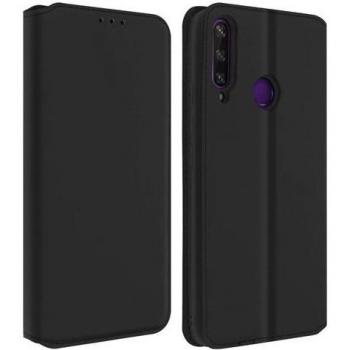 Supporto in pelle nero per Huawei Y6P