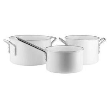 Casseroles Eva Trio White Line 3 pièces