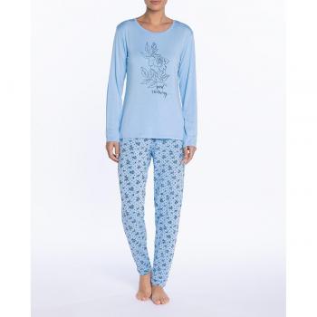 Pijama Largo de Mujer en Modal Estampado