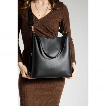 Borsa in pelle con cinturino incrociato per donna, multifunzionale, colore grigio