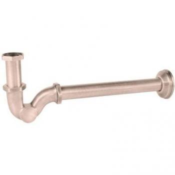 Siphon télescopique design Or Rose Mat 24K