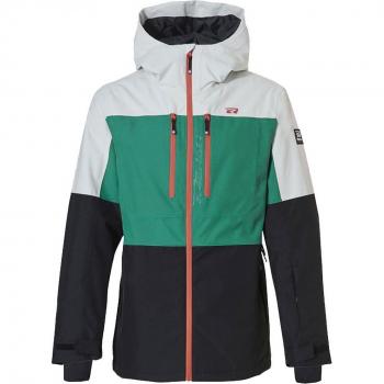 Abrigo deportivo CROPP-R con capucha en blanco, azul y negro – talla XL