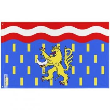 60×90 cm Haute‑Saône Flag, Polyester, Front/Back Print, Iron Rings