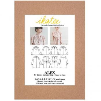 Patron de Couture Alex pour Blouse & Robe Kids