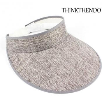 Solid Color Outdoor Straw Cap