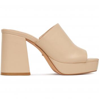 Pantoletten von DeeZee in Beige KK5606-1