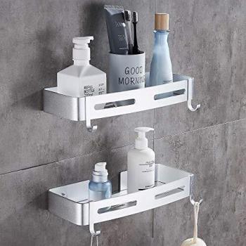 Hoomtaook Aluminum Shower Storage