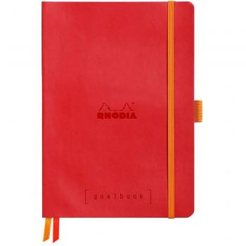 GoalBook Coquelicot A5 – 240 pages, 90 g, ivoire, numérotation