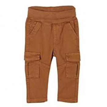 Pantalones de Lino Marrón s.Oliver, Talla 68 – Serie Olive