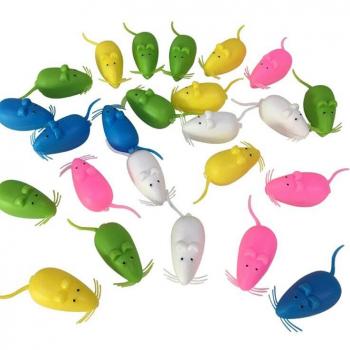 5Pcs Plastic Baby Tooth Collection Box Mouse Shape
