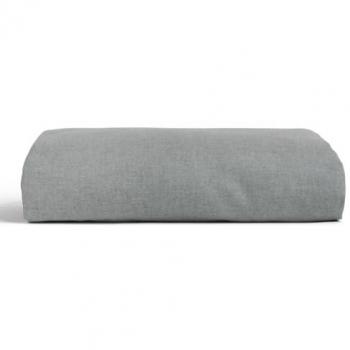 Unisex Grey Marl Deep Fitted Sheet – Christy Super‑Soft Flannel