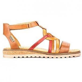 W1L Pikolinos Flache Leder-Sandale Alcudia