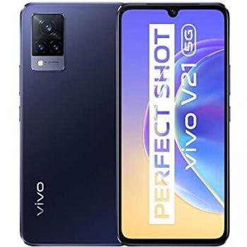 Vivo V21 5G, Color: Dusk Blue, Memory: 8GB+128GB, SIM-Free, Dual SIM Support, Includes 2-Year Manufacturer Warranty