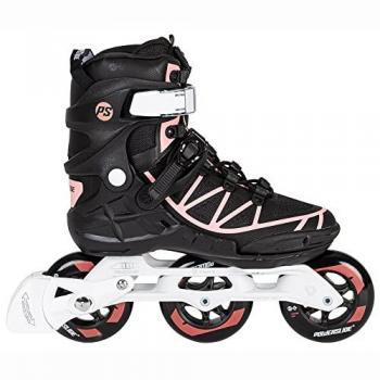 Inlineskates POWERSLIDE Phuzion Argon Coral 100 Gr. 42, bunt (schwarz, weiß, rosé)