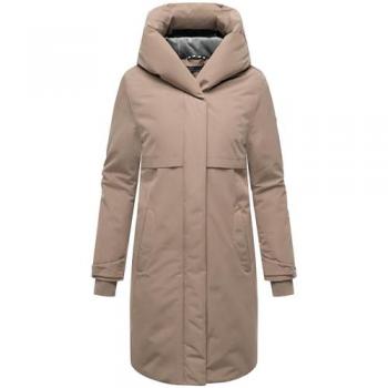 Wintermantel Navahoo “Domingaa 14” – Damen, Gr. XXL, beige taupe