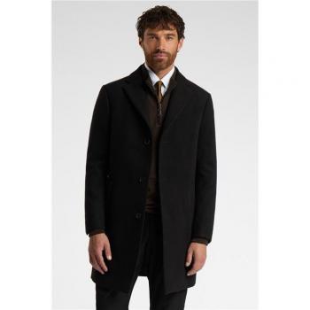 Melka Classic Black Overcoat