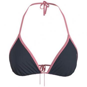 Tommy Jeans Female Triangle Bikini Top in Dark Night