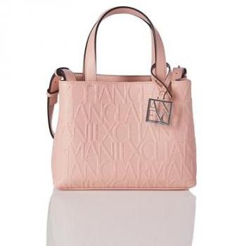 Borsa a tracolla in ecopelle Armani Exchange Écru Taglia Unica