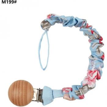 Floral Style Pacifier Clip for Newborns