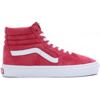Baskets Vans SK8-Hi rose et blanche en suède 37 MALE
