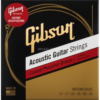 Bronze Phosphore Coated Gibson SAG-CPB13 Médium 13‑56
