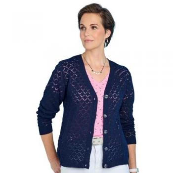 Delicate Lace Pointelle Sweater