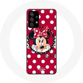 Custodia rossa Minnie Mouse per Samsung Galaxy A13 5G