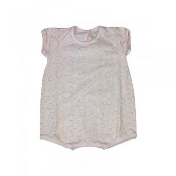 Tutina neonato mezza manica Rapife rosa 1 m