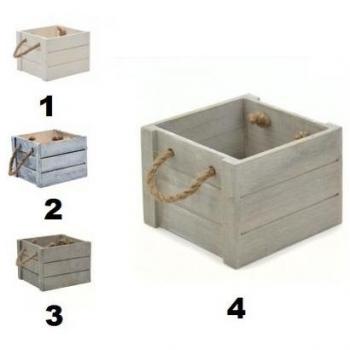 Caja de madera para decoración 15 x 16 x 12 cm