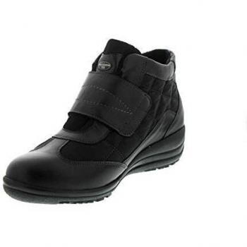 Schwarz-Klett-Stiefel für Damen – Modell KORINNA WF 631903