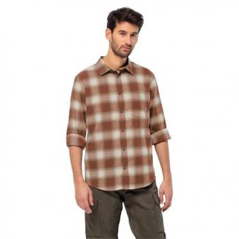 Jack Wolfskin Wanderweg Camicia A Maniche Lunghe