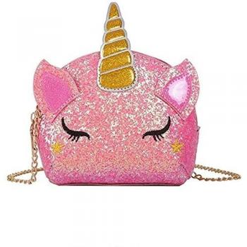 Bolso TXVSO de Unicornio Rosado con Cierre