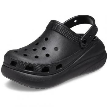 Crocs Damen Pantoletten Classic Crush Clog Schwarz Größe 42-43