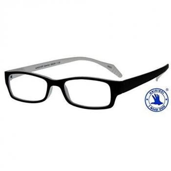 Lesebrille „Klarheit nach Party“ 3,00 SPH – schwarz‑weiß