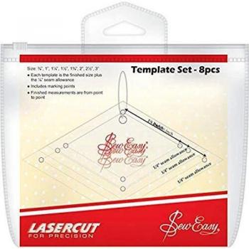 Mini Diamonds Quilting Template Set