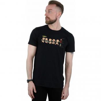 Men’s Porky Pig Colour Code T‑Shirt – Black, XL (Looney Tunes)