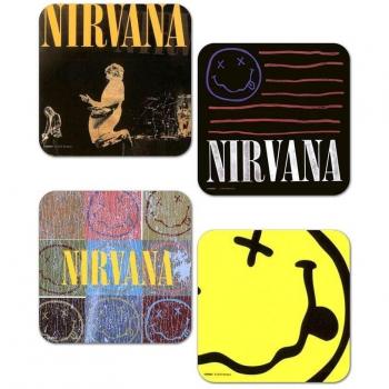 Multi-Coloured Wood Coasters