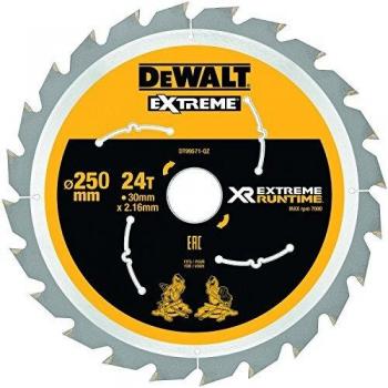 DeWalt Extreme Runtime Circular Saw Blade 250mm 30mm 24D