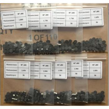 55-Component Motorcycle Valve Shims – 7.48 mm Adjustable