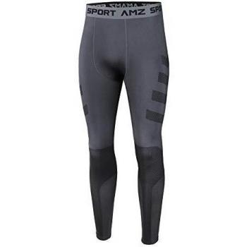 Collant Allenamento AMZSPORT Uomo Grigio M