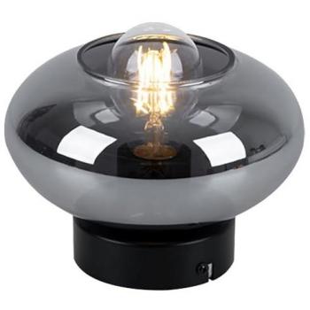 Lampe Shaun en Verre Fumé pour Chevet