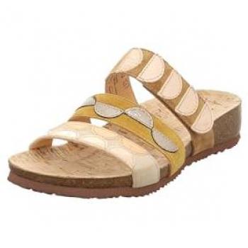 Think! Damen-Pantolette aus Veloursleder