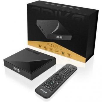 Amiko A11 Gold 4K Media Center – 4 GB RAM, 32 GB Speicher, Wi‑Fi Dual Band