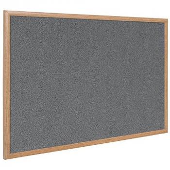 Bi-Office Grey Felt Oak Panel – 1800 × 1200 mm