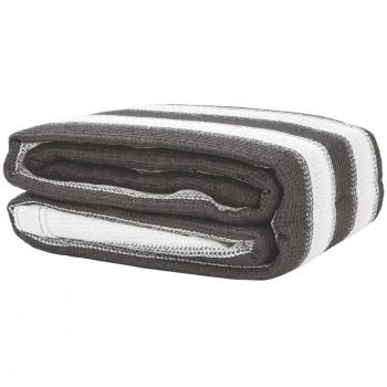 Tent Carpet 400x600 cm Anthracite and White HDPE