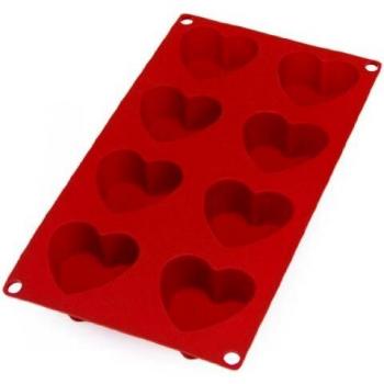 Molde Silicona Corazón 8 Cavidades Lékué