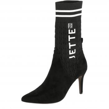 JETTE Trendige Damen Strickschlupfstiefel – Größe 38