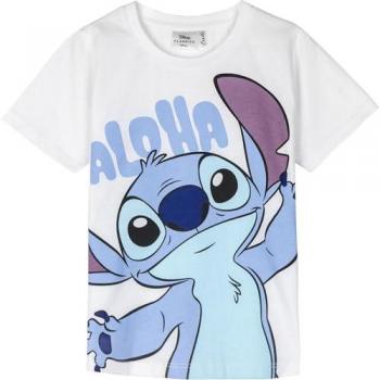 Kortärmad Vit T-shirt med Stitch för Barn