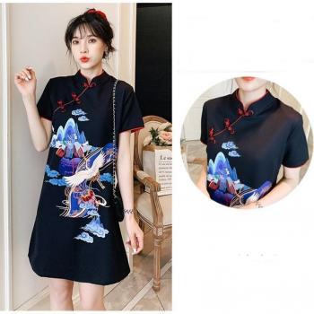 Traditional Chinese Cheongsam Dress for Women